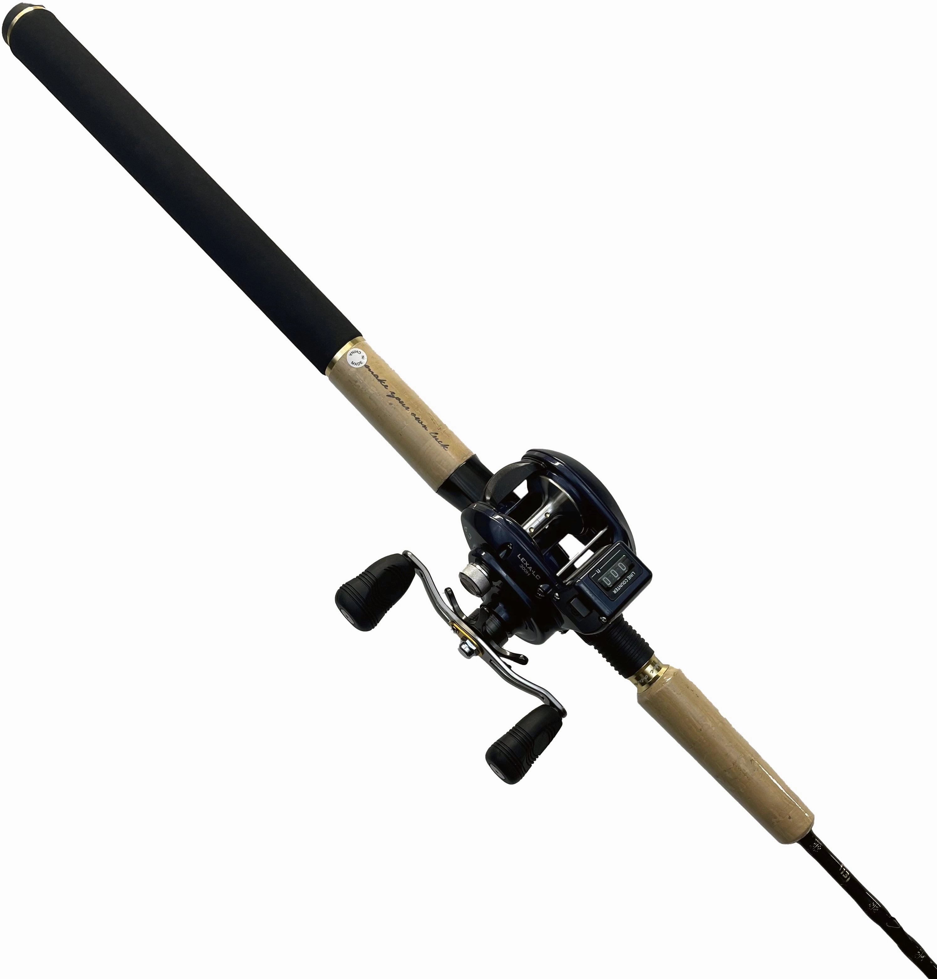 13 Fishing Omen Gold Walleye Line Counter Trolling Combo