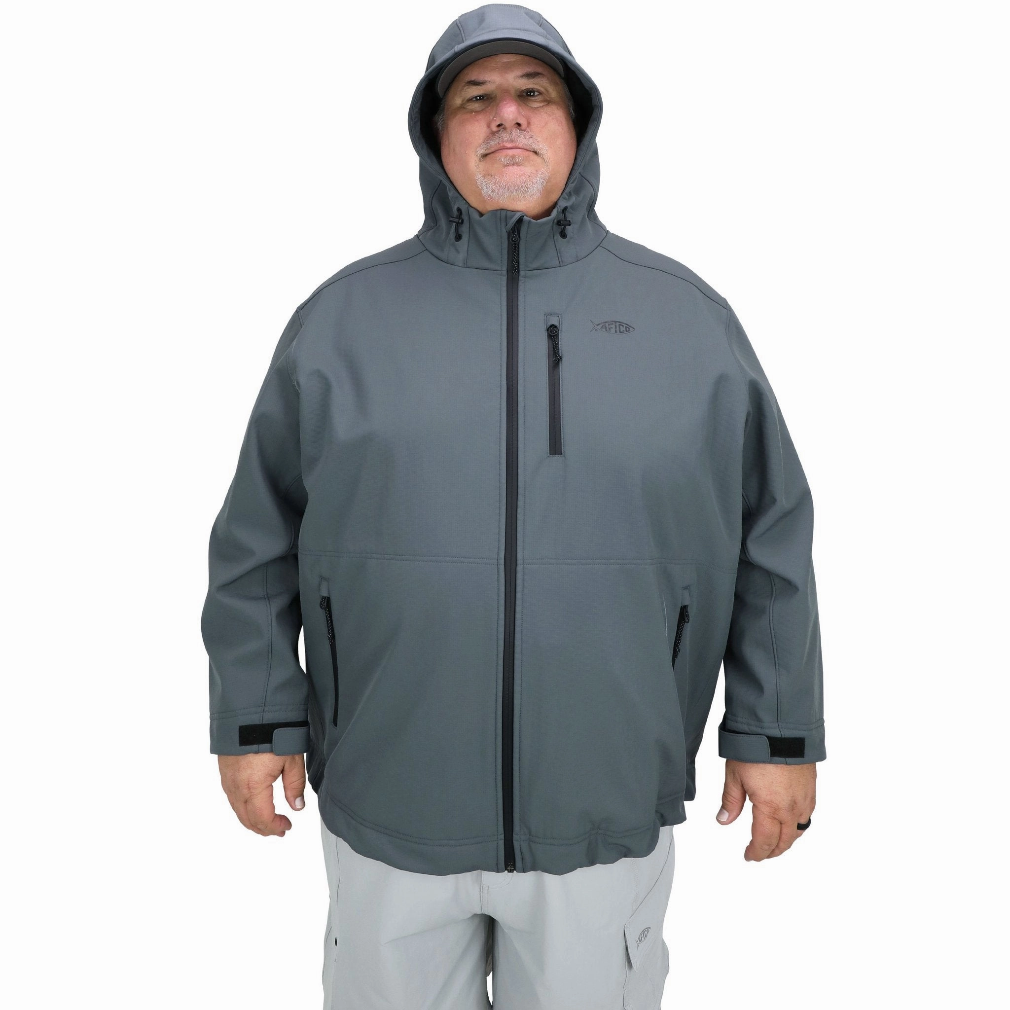 AFTCO Big Guy Reaper Zip-Up Softshell Jacket