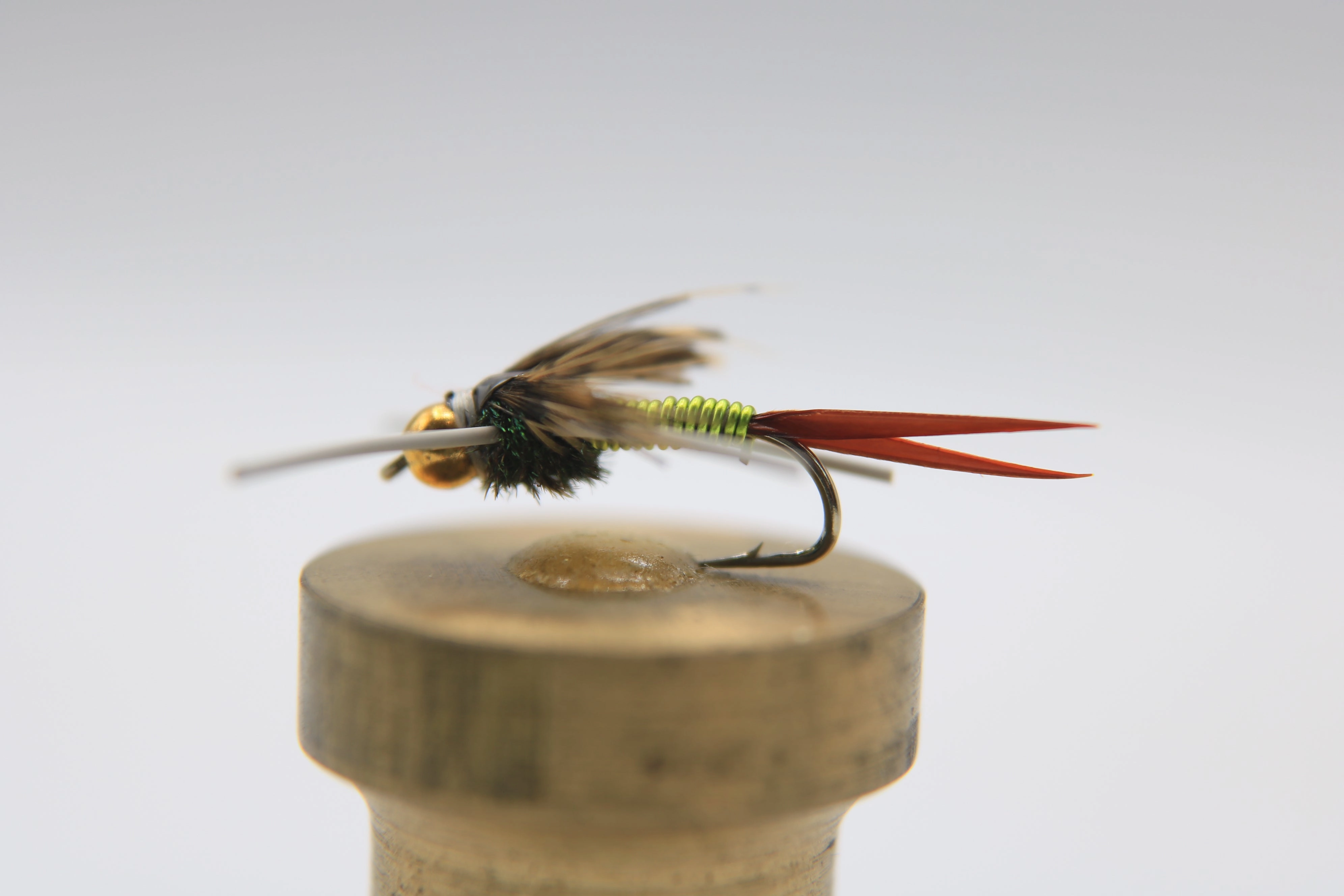 Bead Head Copper John Rubber Leg