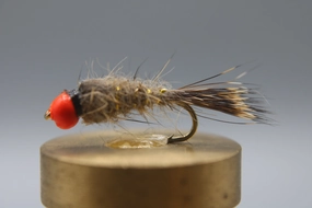 Bead Head Hares Ear Nymph Hot Head Tan
