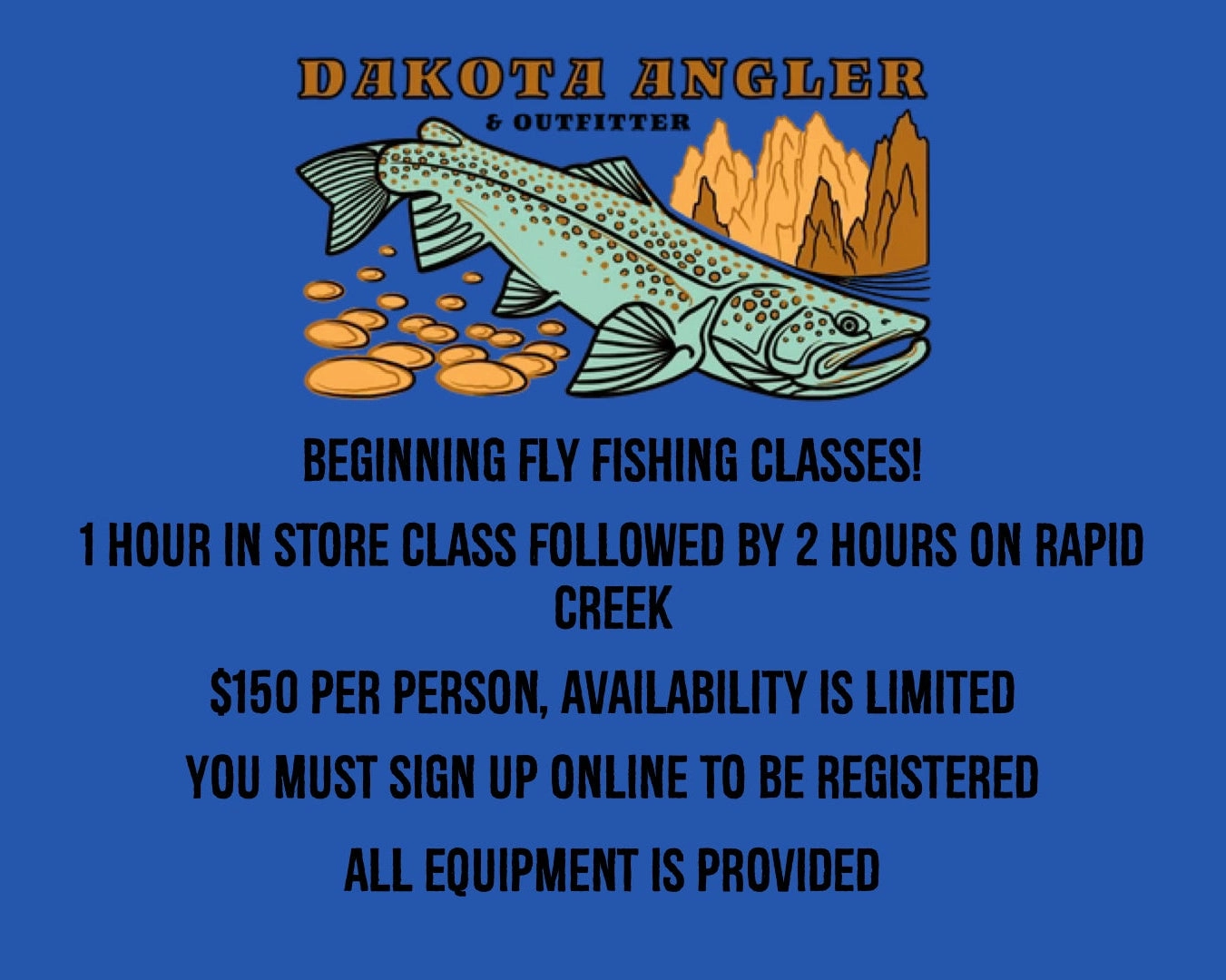 Beginning Fly Fishing Class 2025