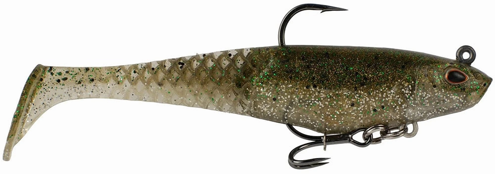 Berkley PowerBait Saltwater CullShad Pre-Rigged Soft Body Swimbait - 4 Inch