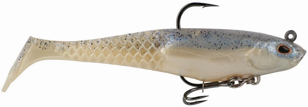 Berkley PowerBait Saltwater CullShad Pre-Rigged Soft Body Swimbait - 4 Inch