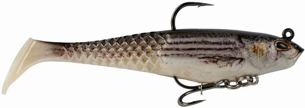 Berkley PowerBait Saltwater CullShad Pre-Rigged Soft Body Swimbait - 4 Inch