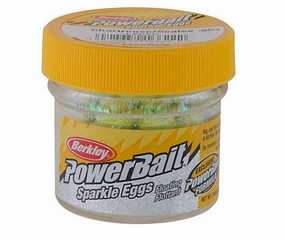 Berkley PowerBait Sparkle Power Eggs Floating Magnum 1 oz. Jar