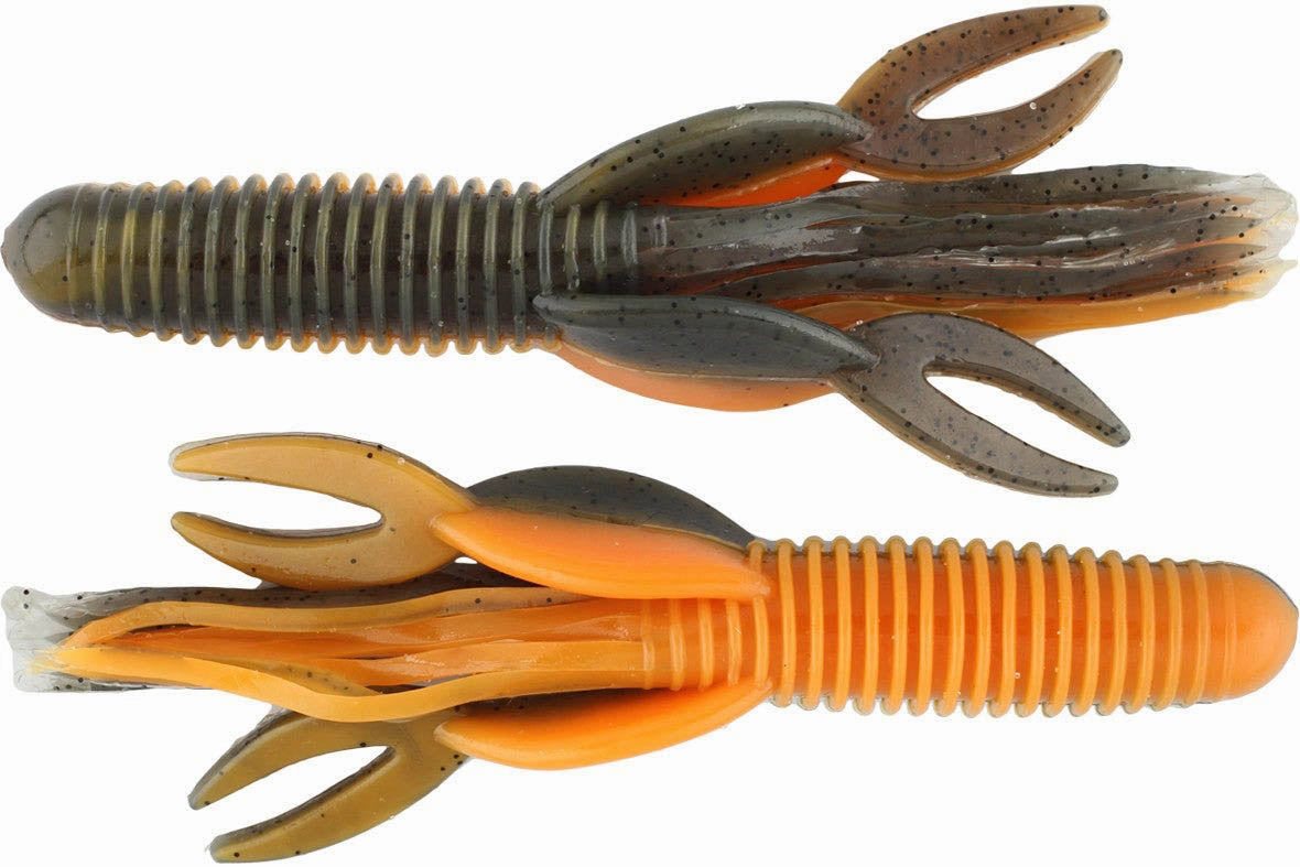 Big Bite Baits Craw Tube 4 inch Soft Plastic 8 pack