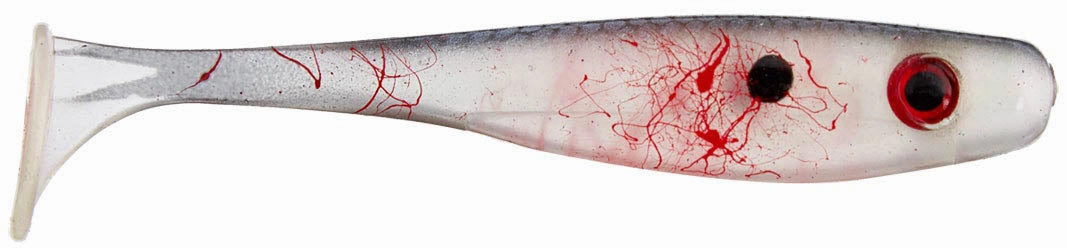 Big Bite Baits Suicide Shad 3 1/2 inch Paddle Tail Swimbait 5 pack