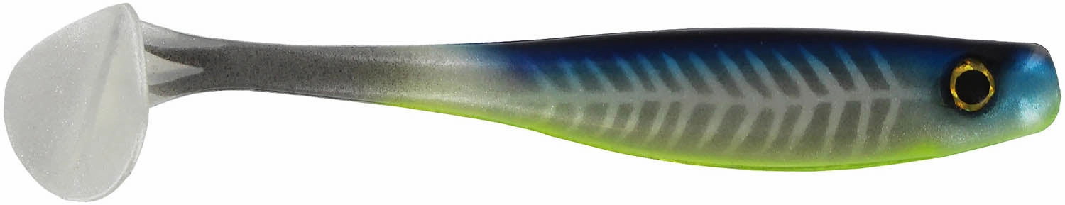 Big Bite Baits Suicide Shad 3 1/2 inch Paddle Tail Swimbait 5 pack