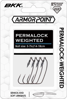 BKK Armor-Point Permalock Worm Hook   Bait Keeper Combo