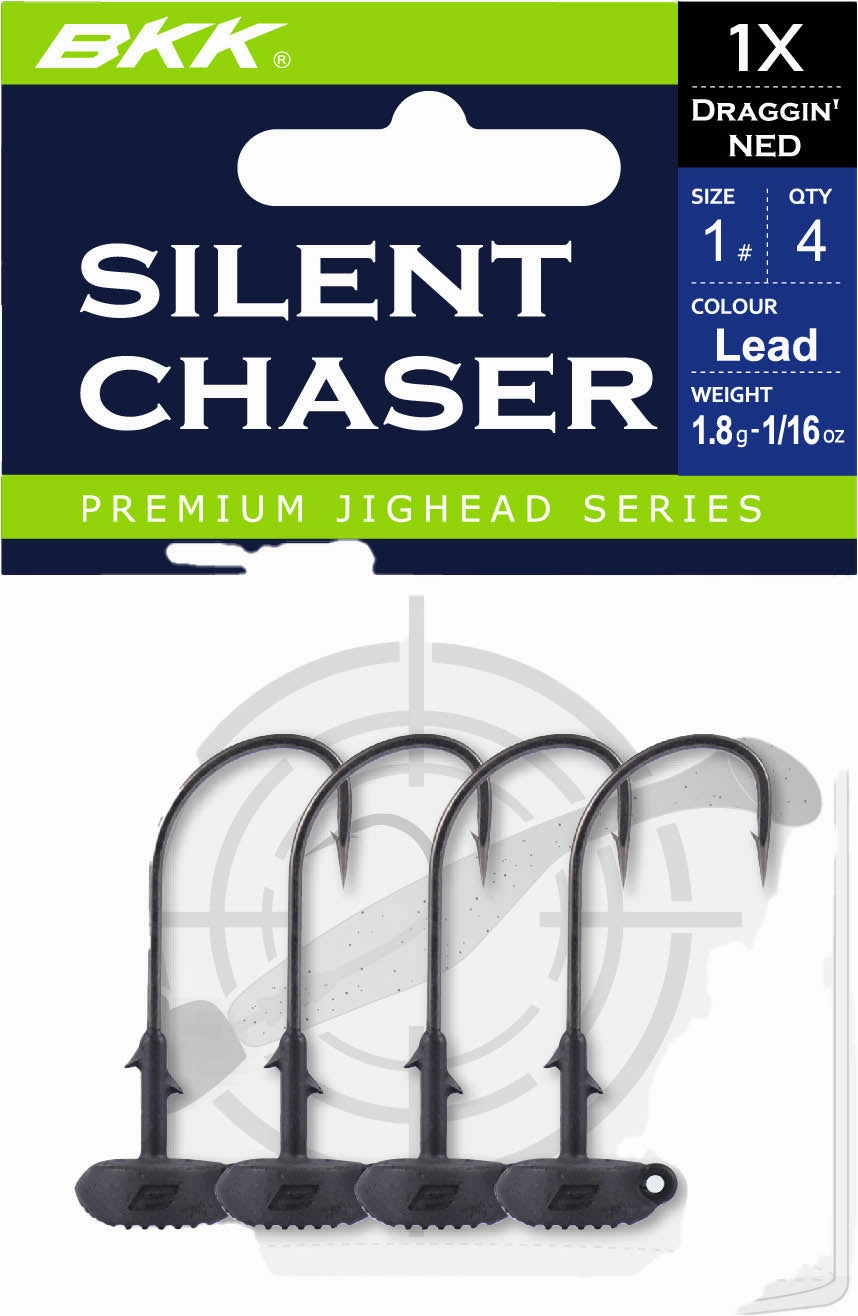 BKK Silent Chaser Draggin' Ned Jig Heads