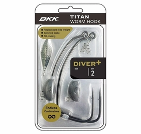 BKK Titan Diver  Worm Hooks