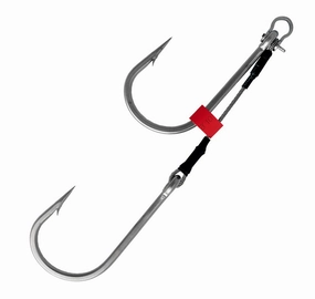 Black Magic Open Gape Twin Hook Shackle Rig