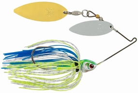 Booyah Covert Finesse Series Double Willow Spinnerbait - 3/8 oz