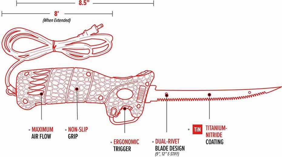 Bubba 110v Electric Corded Fillet Knife