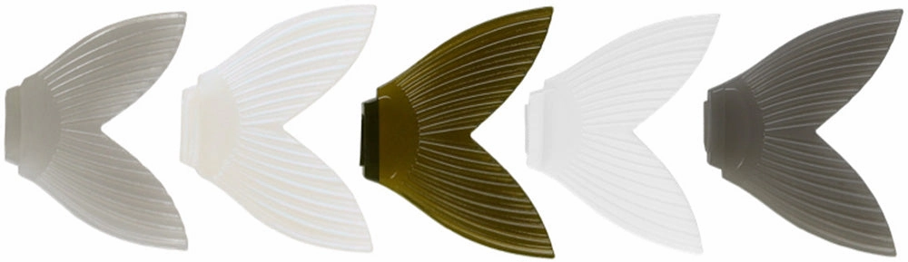 Bucca 6 Inch Trick Shad Replacement Tails - 5 Pack