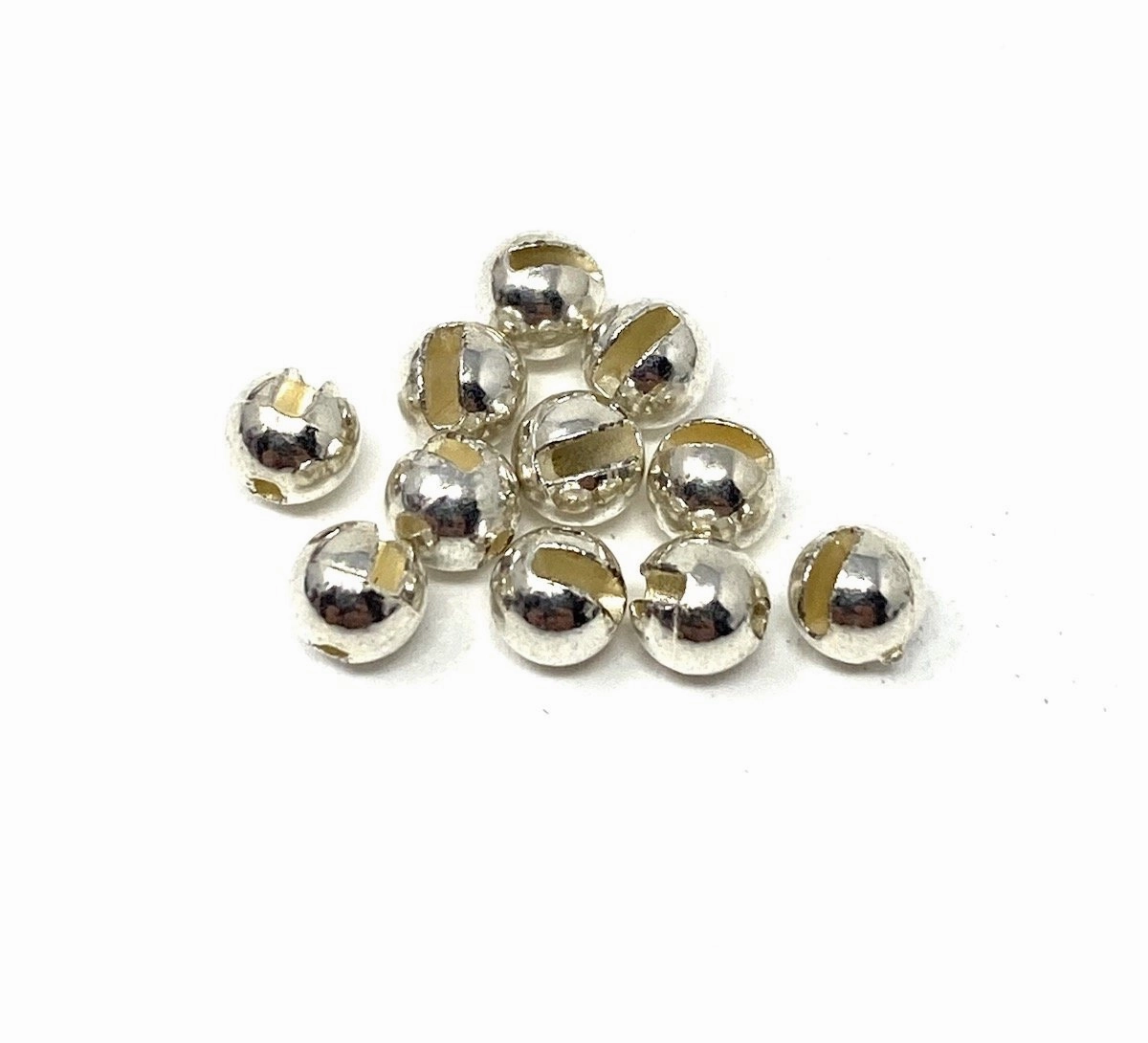 Bulk Tungsten Slotted Beads 100 Pack