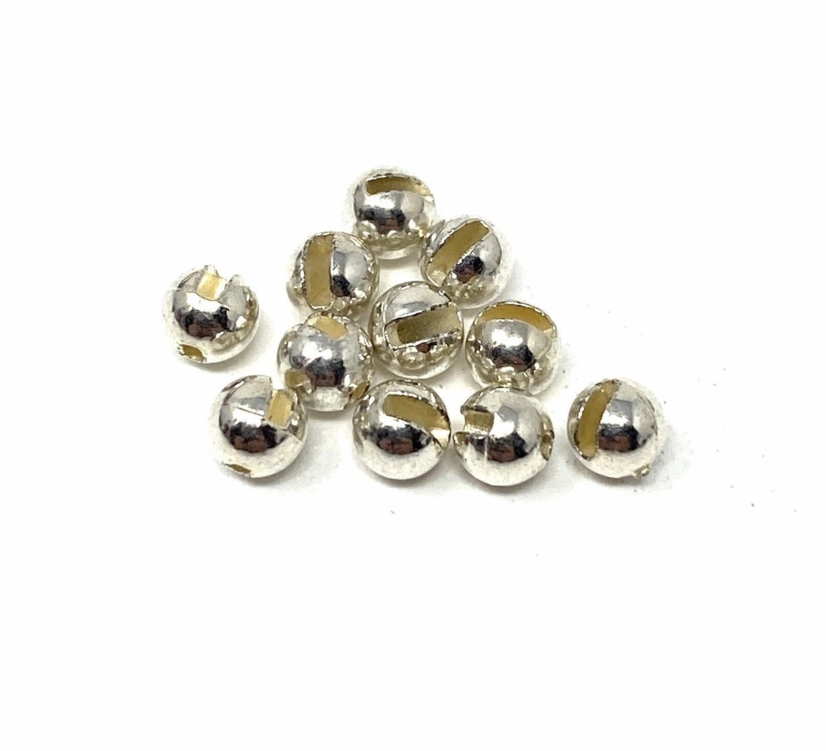 Bulk Tungsten Slotted Beads 50 Pack