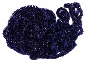 Cascade Crest Sparkle Chenille Silver Core