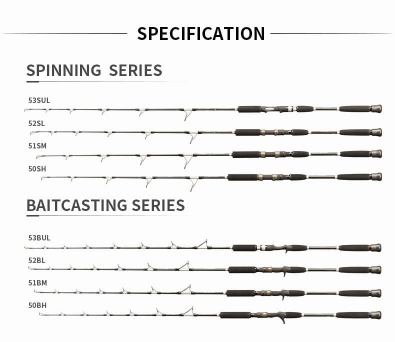 Centaur Combat Arm Series Jigging Rods