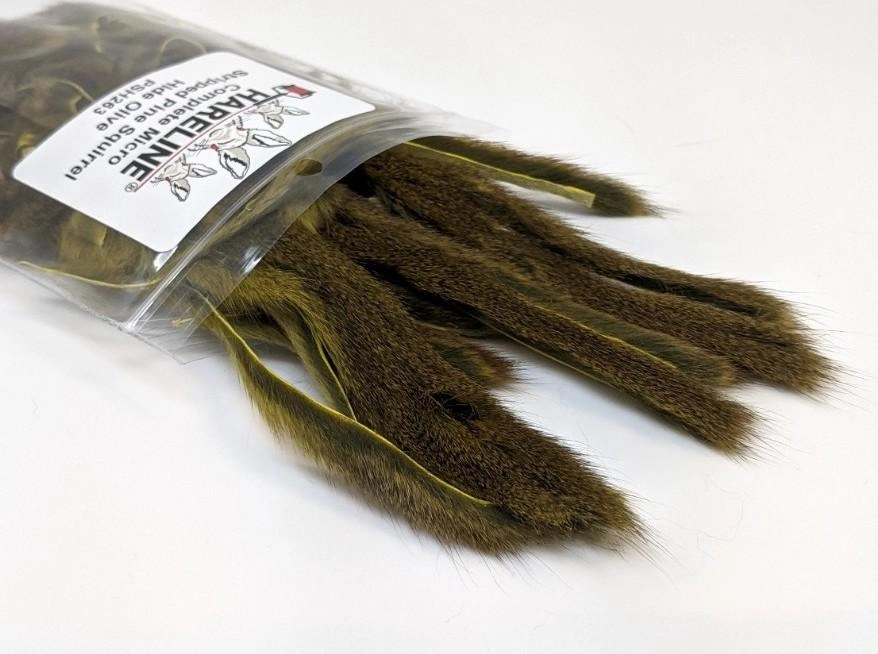 Complete Micro Stripped Pine Squirrel Hide