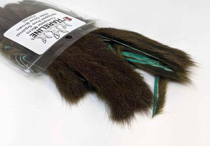 Complete Micro Stripped Pine Squirrel Hide