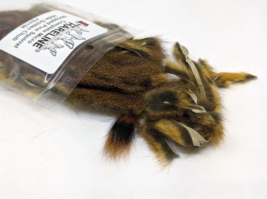 Complete Micro Stripped Pine Squirrel Hide