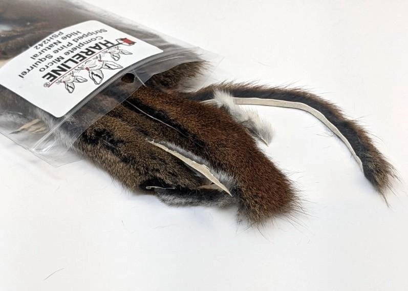 Complete Micro Stripped Pine Squirrel Hide