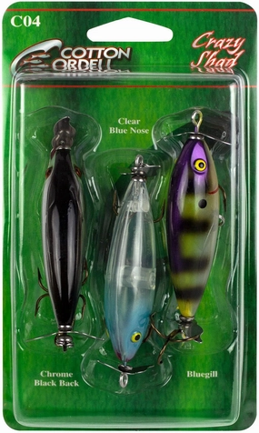 Cotton Cordell Crazy Shad CRD Kit - 3 Pack