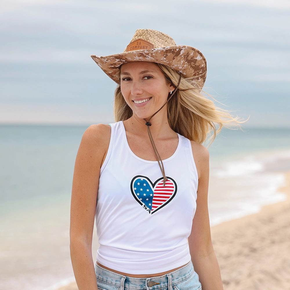Cowboy Straw Hat | Desert Digi Camo