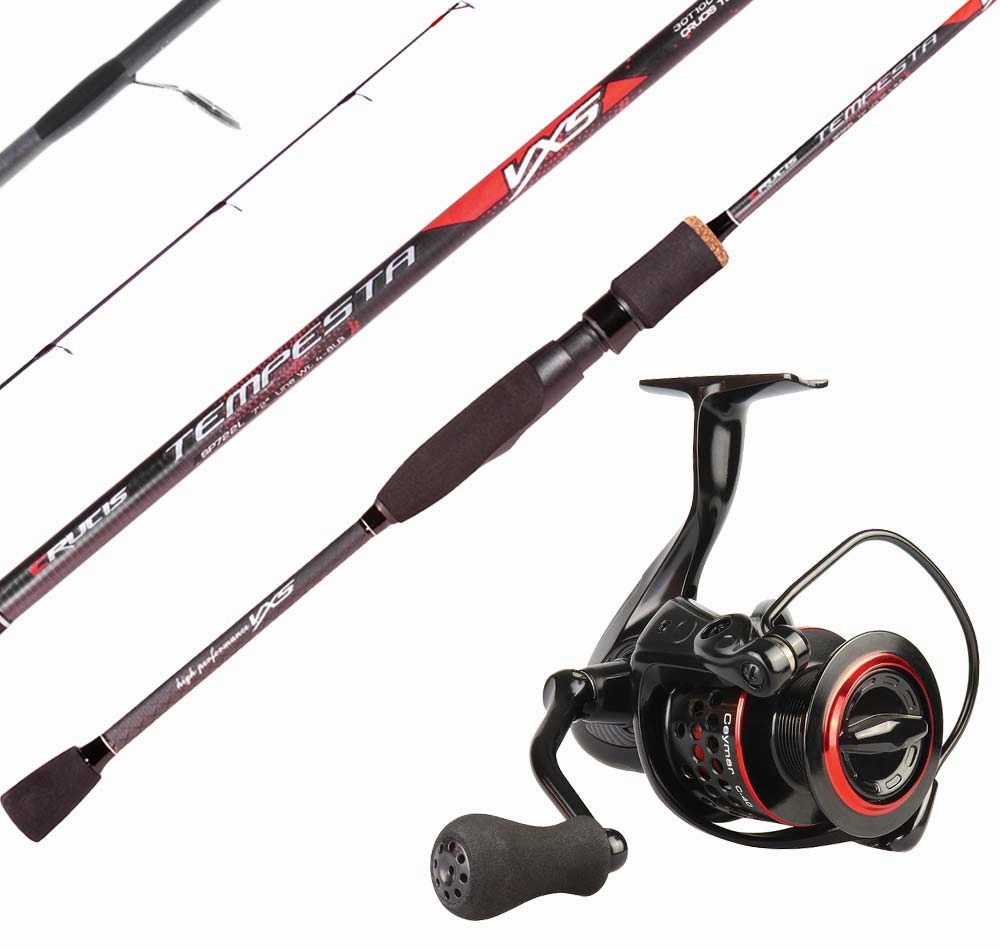 Crucis Tempesta VXS SP722L   Okuma Ceymar C-30 Light Spin Combo