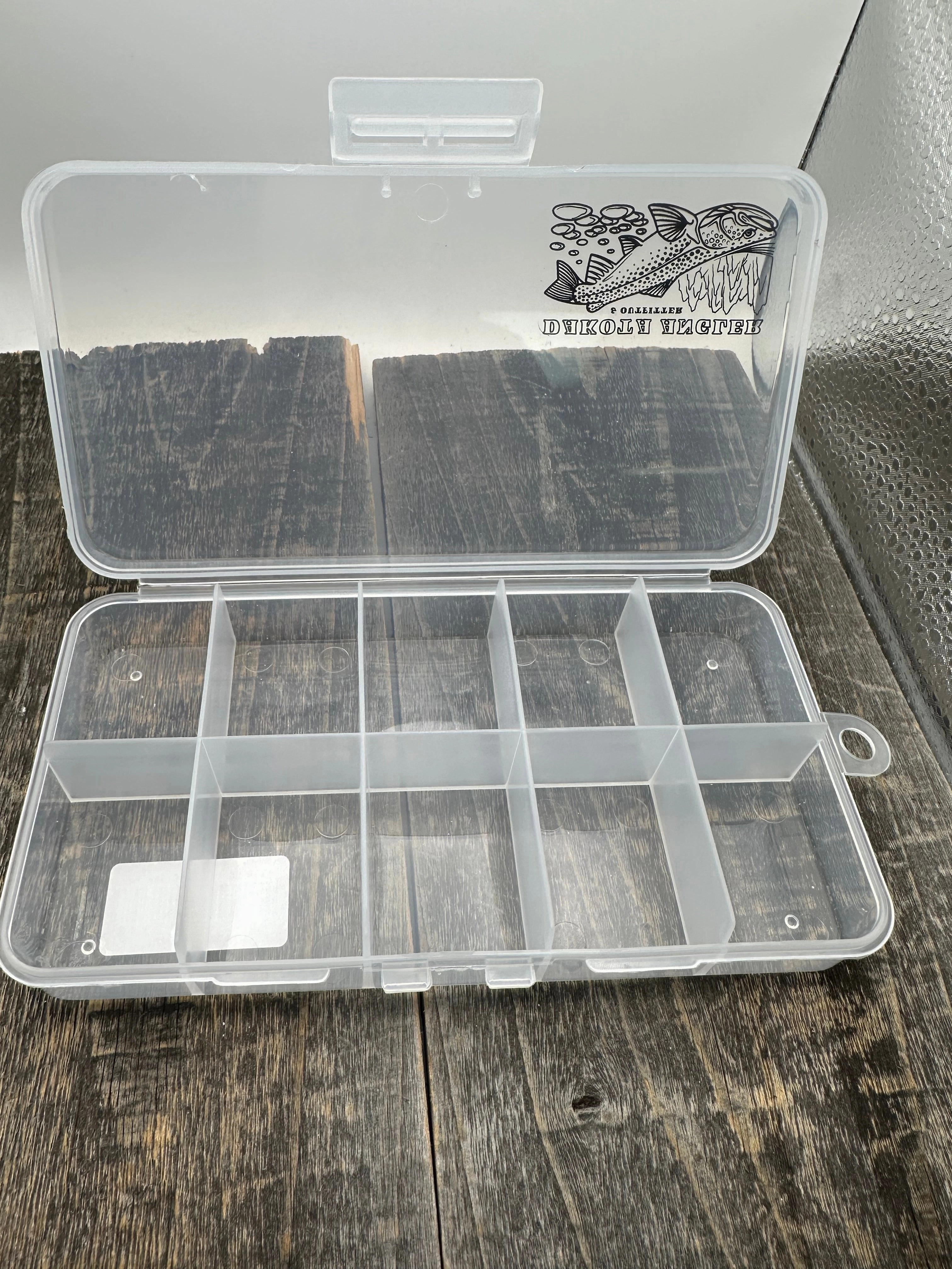 DAO 10 Compartment Clear Poly Fly Box