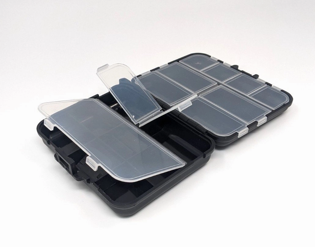 DAO Logo 11 Compartment Fly Box Black