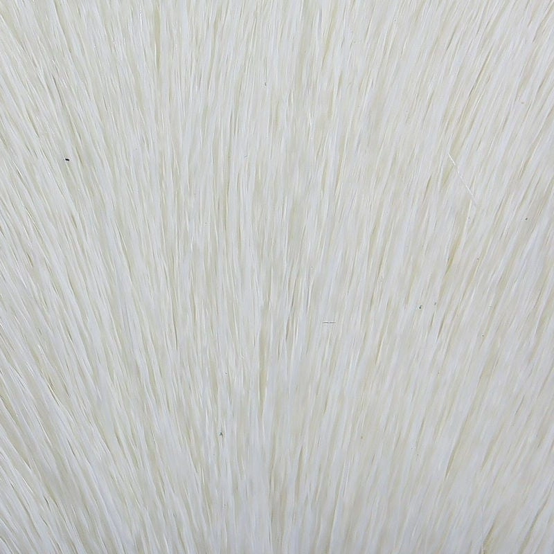 Deer Belly Hair Dyed over White