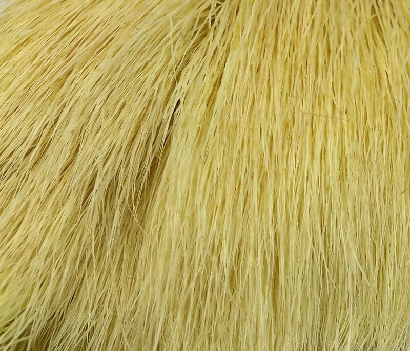 Deer Belly Hair Dyed over White