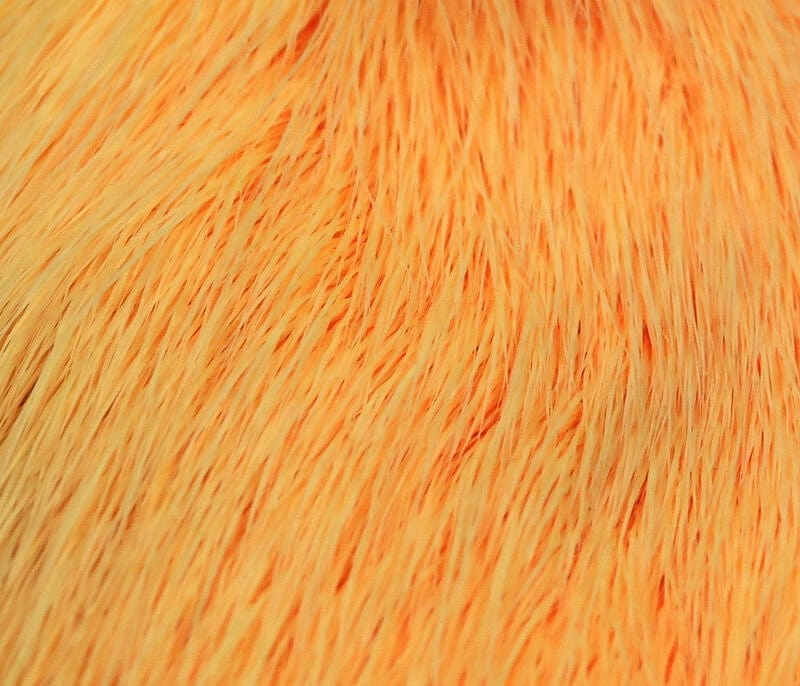 Deer Belly Hair Dyed over White
