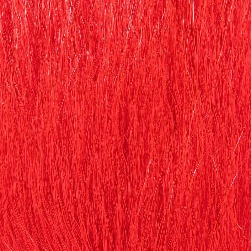 Deer Belly Hair Dyed over White