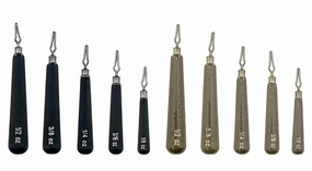 Departure Outdoors Tungsten Skinny - Drop Shot Weights - 5 Pack