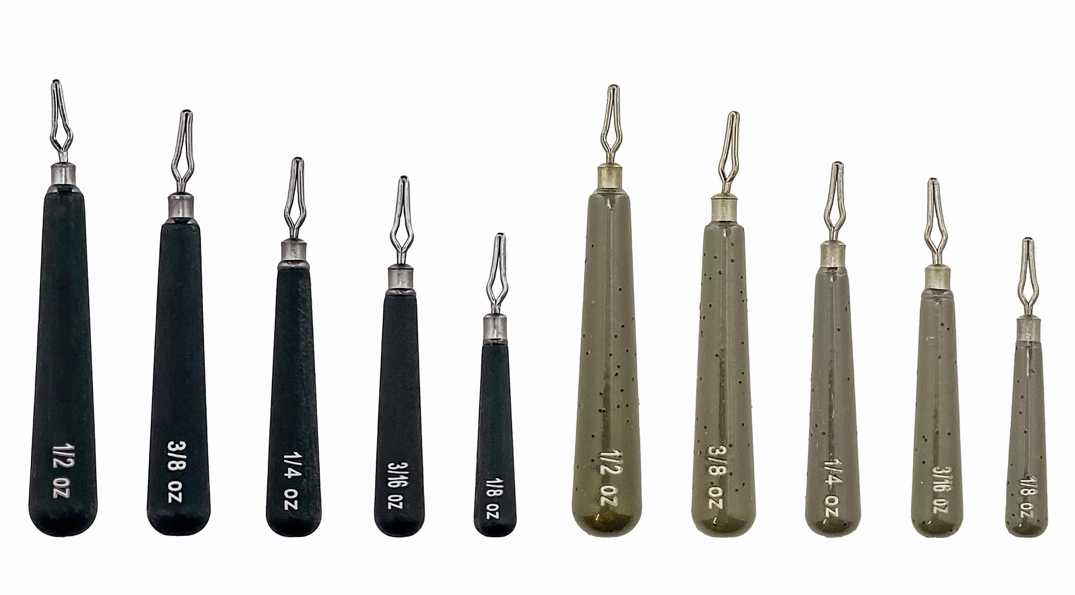 Departure Outdoors Tungsten Skinny - Drop Shot Weights - 5 Pack