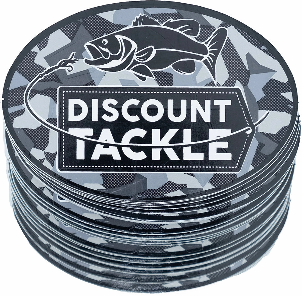Discount Tackle Bulk Sticker Packs - 100 Count
