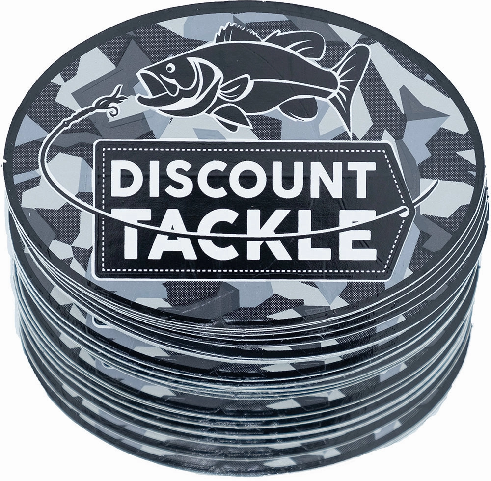Discount Tackle Bulk Sticker Packs - 100 Count