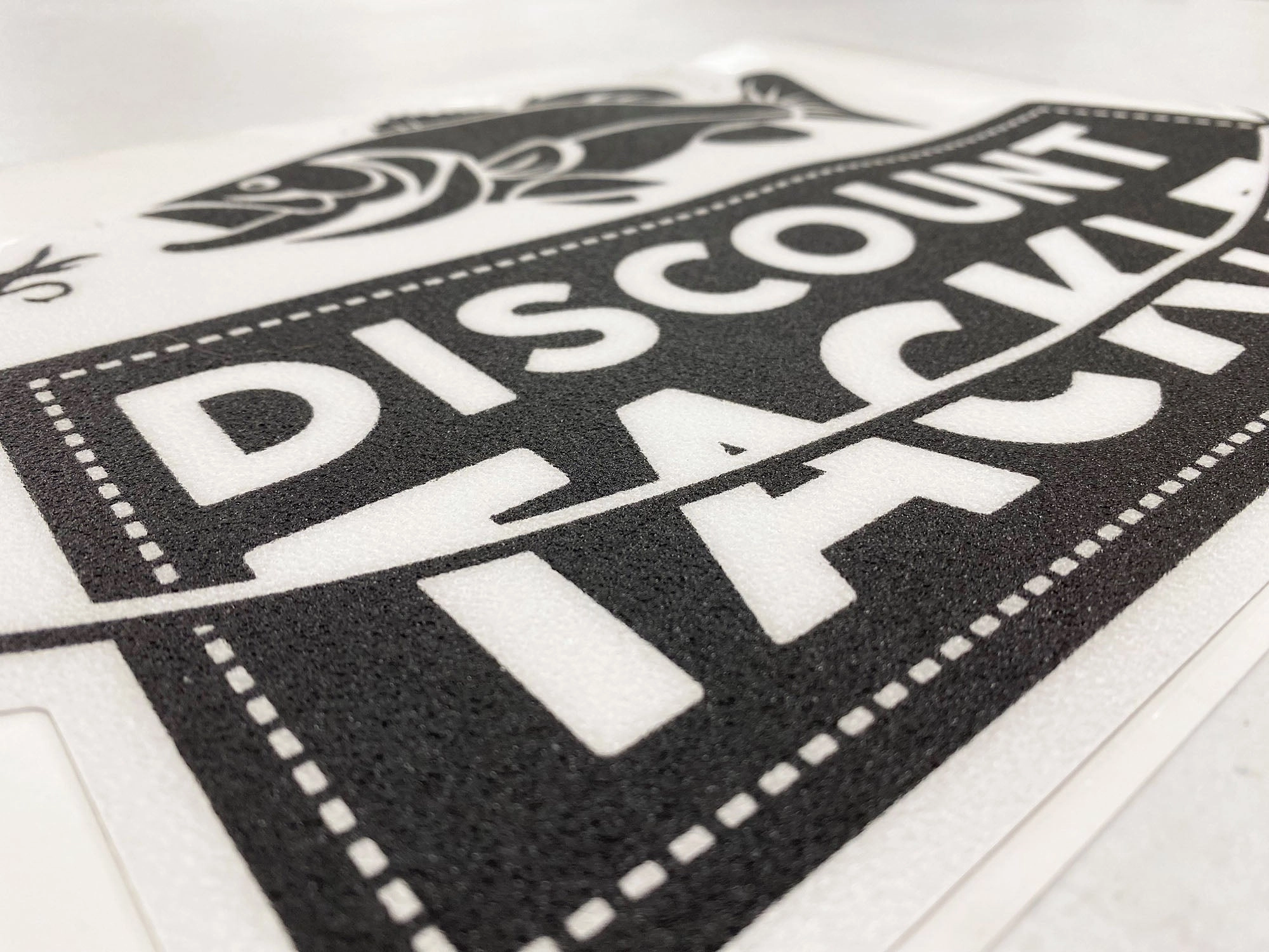 Discount Tackle Carpet Decal