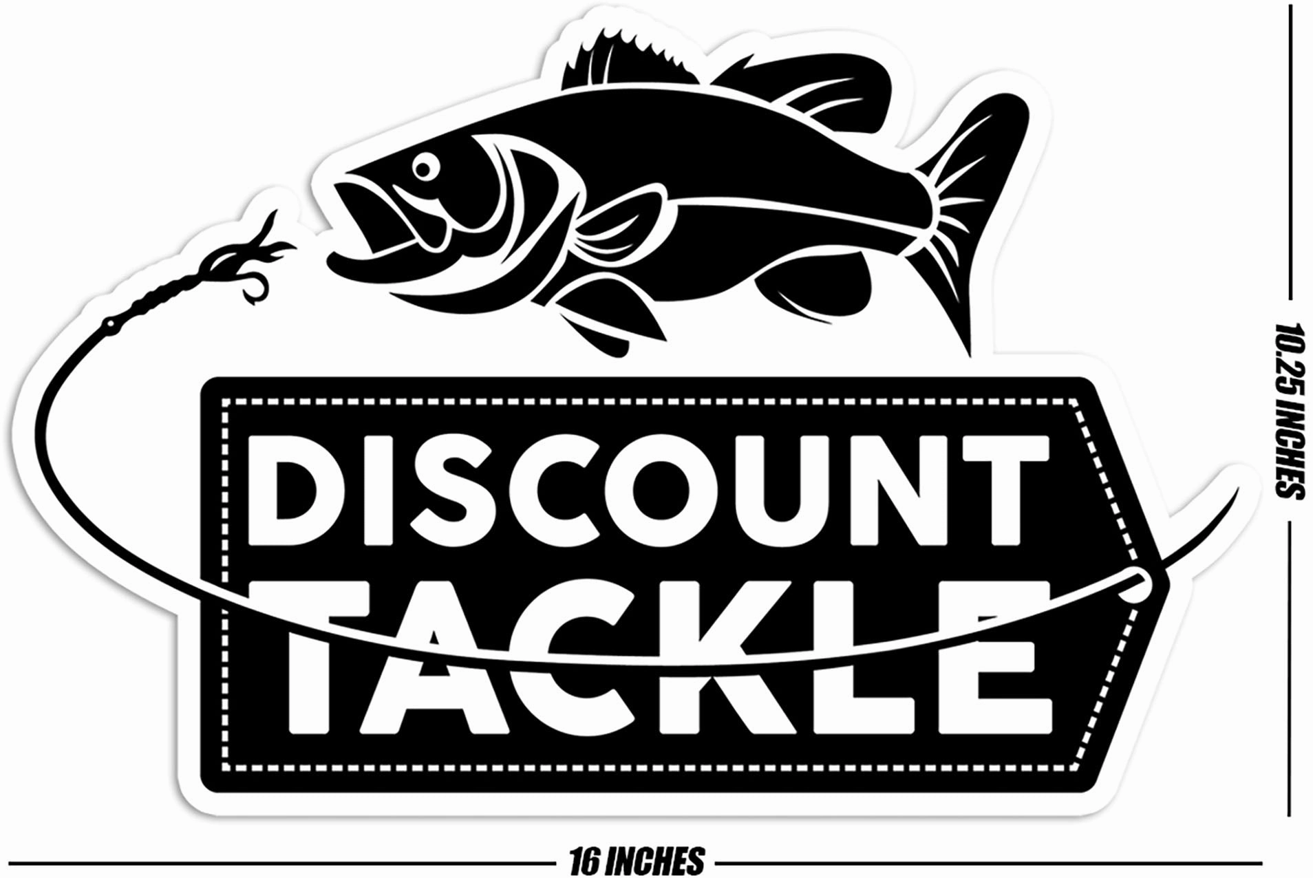 Discount Tackle Carpet Decal