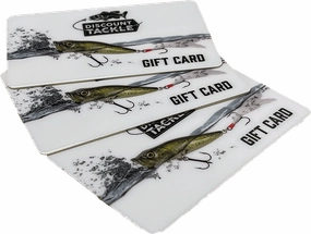 Discount Tackle Gift Cards - Shipped Physical Card with Envelope