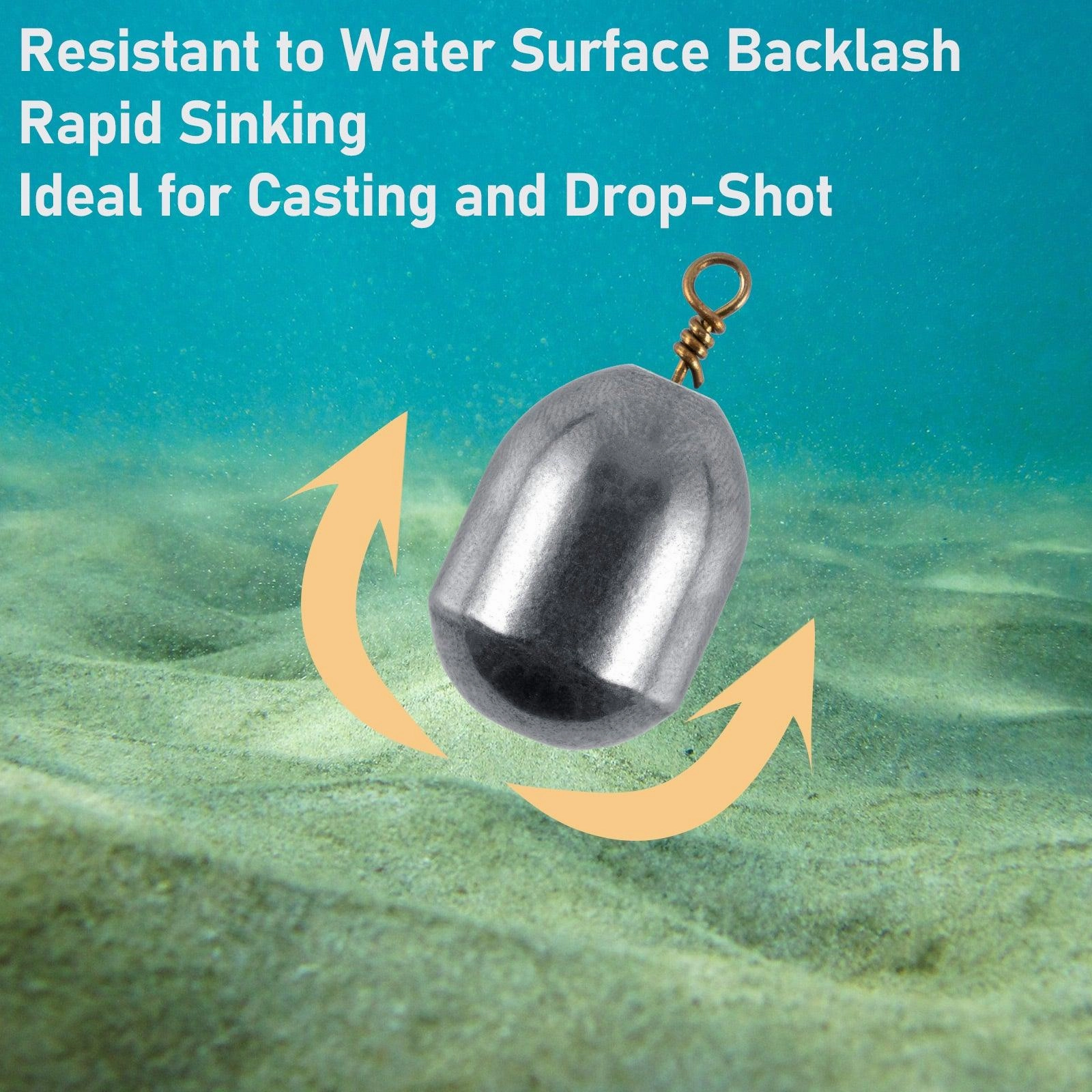 Dr.Fish 10/20pcs Bulk Iron Fishing Weight 3.5g-28g
