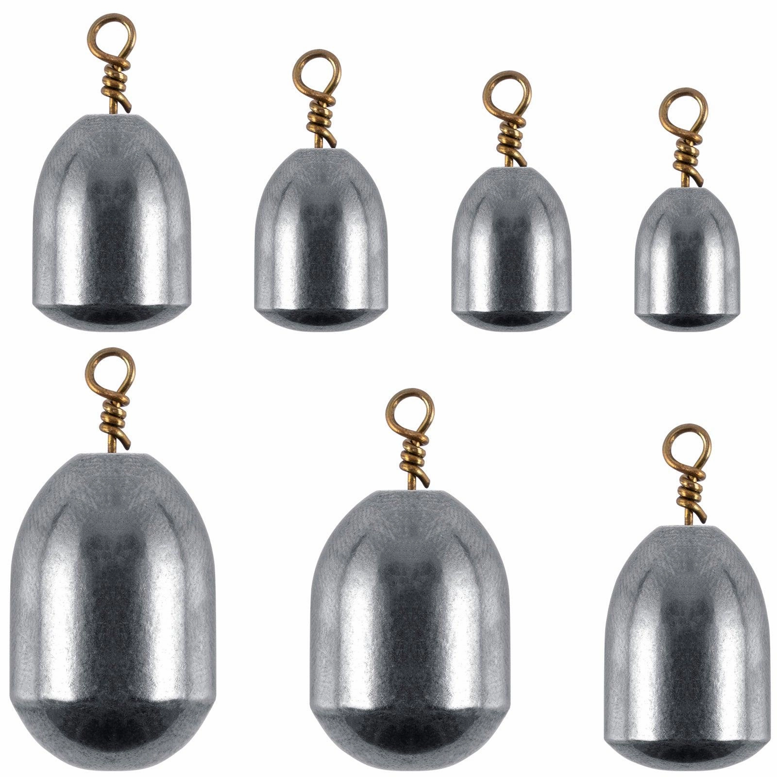Dr.Fish 10/20pcs Bulk Iron Fishing Weight 3.5g-28g