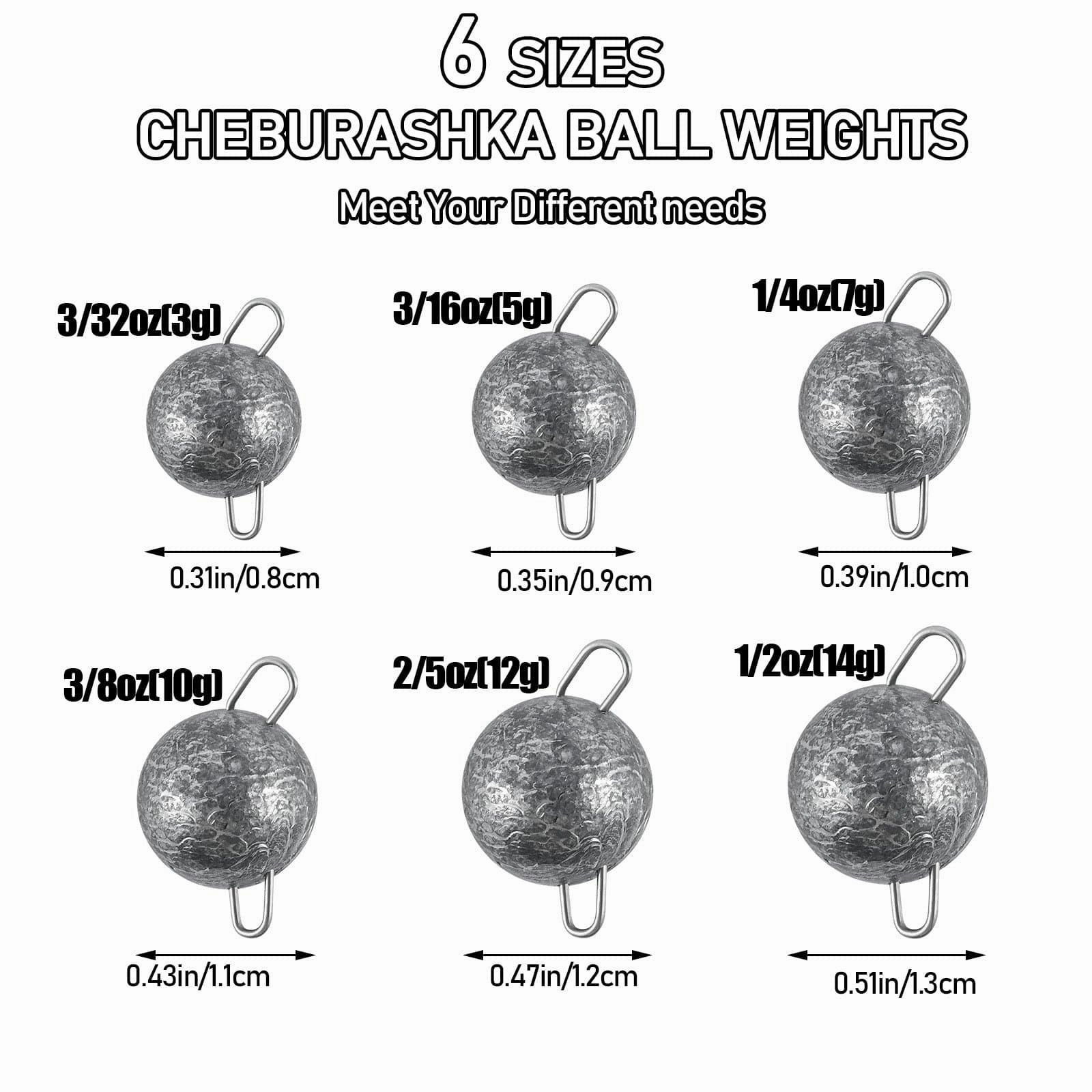 Dr.Fish 10pcs Fishing Weights Sinkers with Snaps  3/32-1//2oz