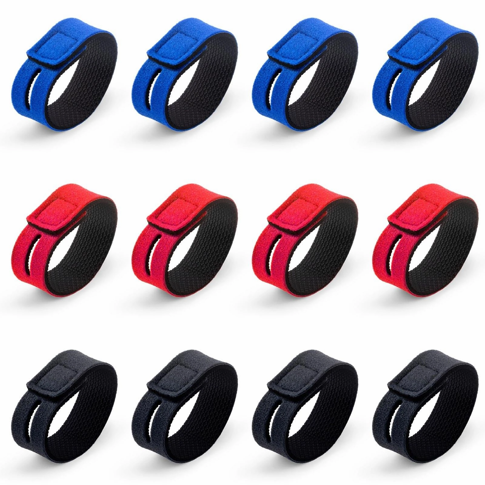 Dr.Fish 12 pcs Fishing Rod Straps 3colors