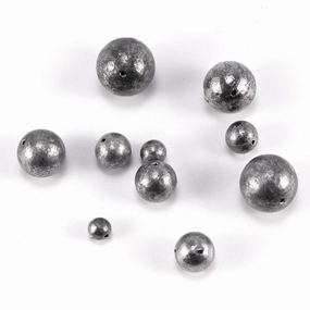 Dr.Fish 12pcs Bulk Ball Sinker Drilled In-line Weight  3-54g