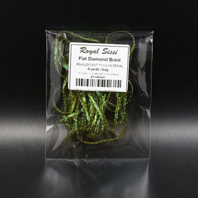 Dr.Fish  1 pcs Diamond Braid Crystal Flash  Fly Tying Materials (10 colors)