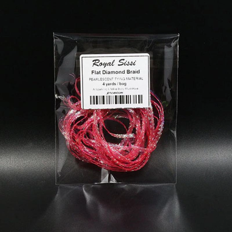 Dr.Fish  1 pcs Diamond Braid Crystal Flash  Fly Tying Materials (10 colors)